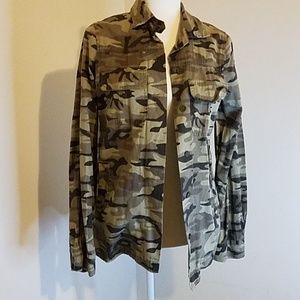 camouflage Jean jacket